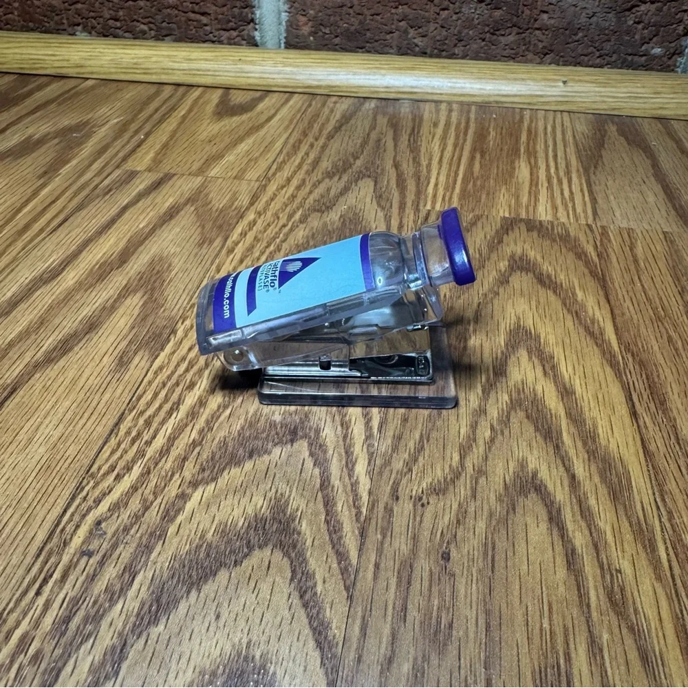 Cathflo Pharmaceutical Drug Rep Mini Stapler Medical Collectible Desk Decor